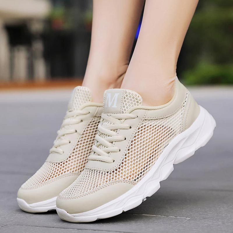 Japanese Lifestyle Brand - Été Respirant Sneakers Femmes Maille Femmes