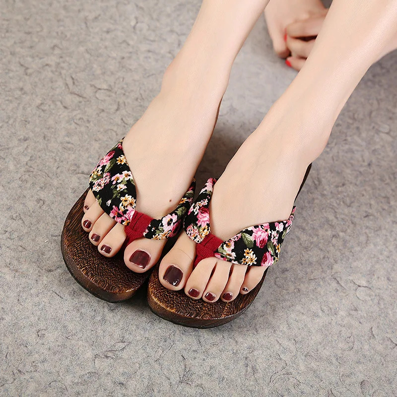 Geta Wooden Sandal - Sabot Geta japonais, tongs en bois,