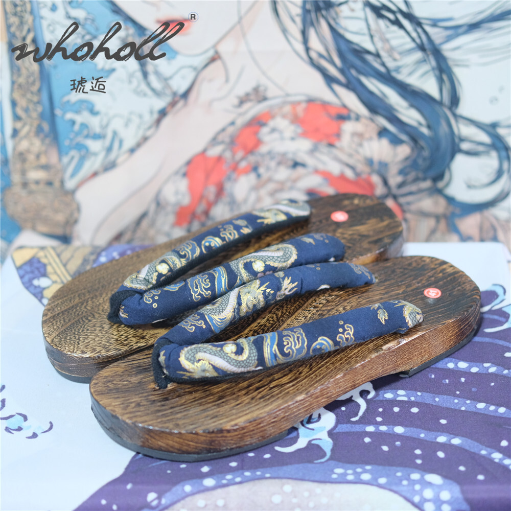 Geta Wooden Sandal - Sabots en bois pour hommes et