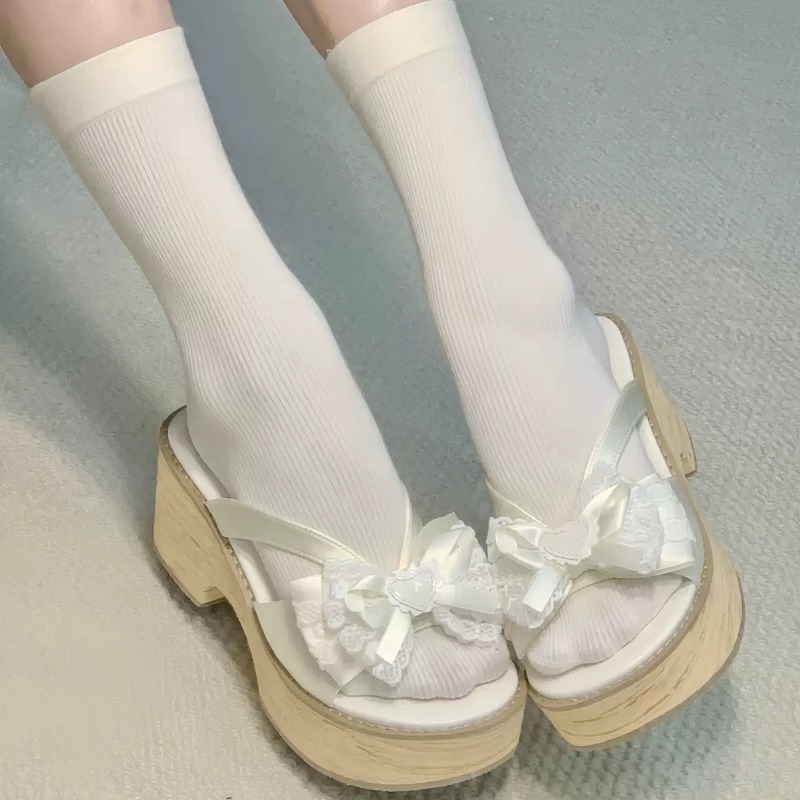 Sandales à plateforme épaisses - Geta Wooden Sandal avis et prix